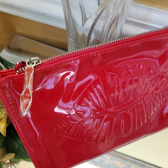 Christian Louboutin Red Cosmetic Bag - Picture 5 of 11